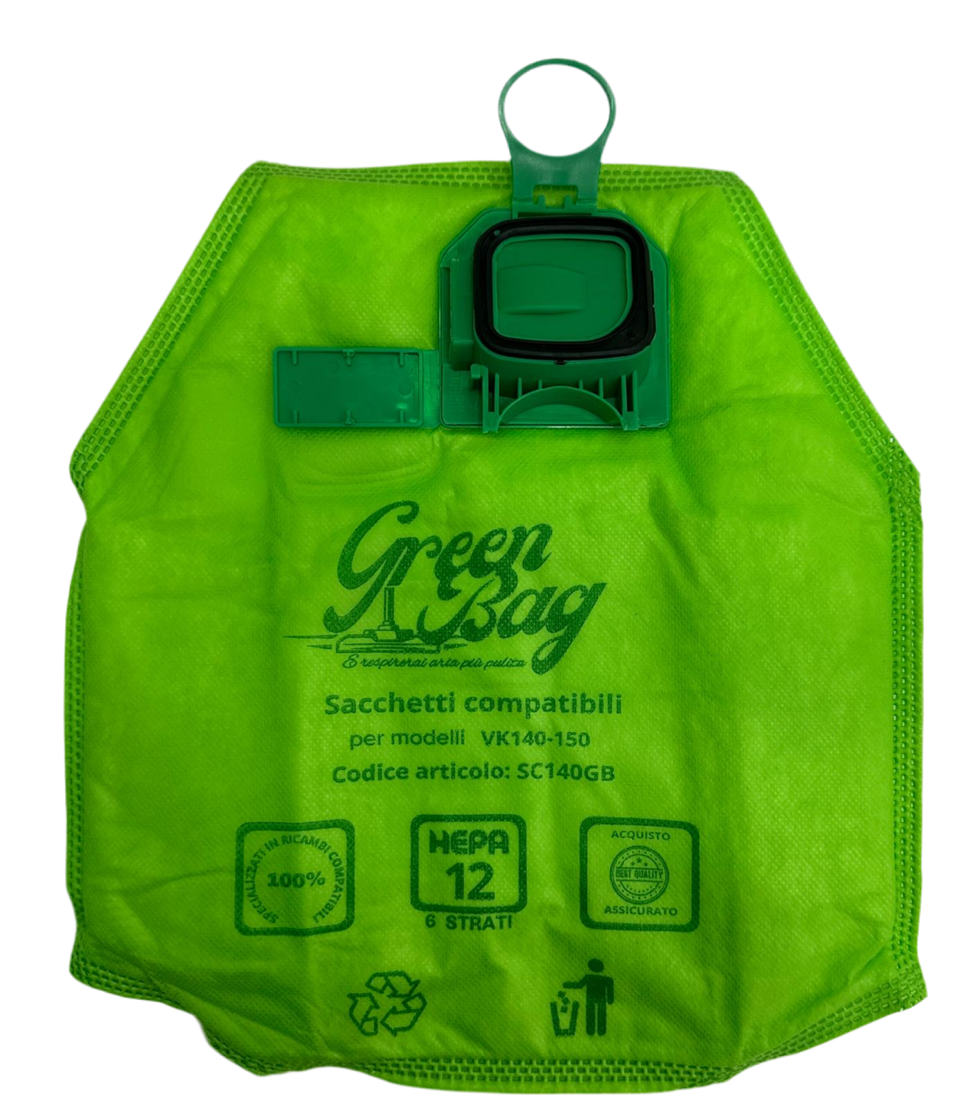 SACCHETTI COMPATIBILI PER ASPIRAPOLVERE FOLLETTO VK 140/150