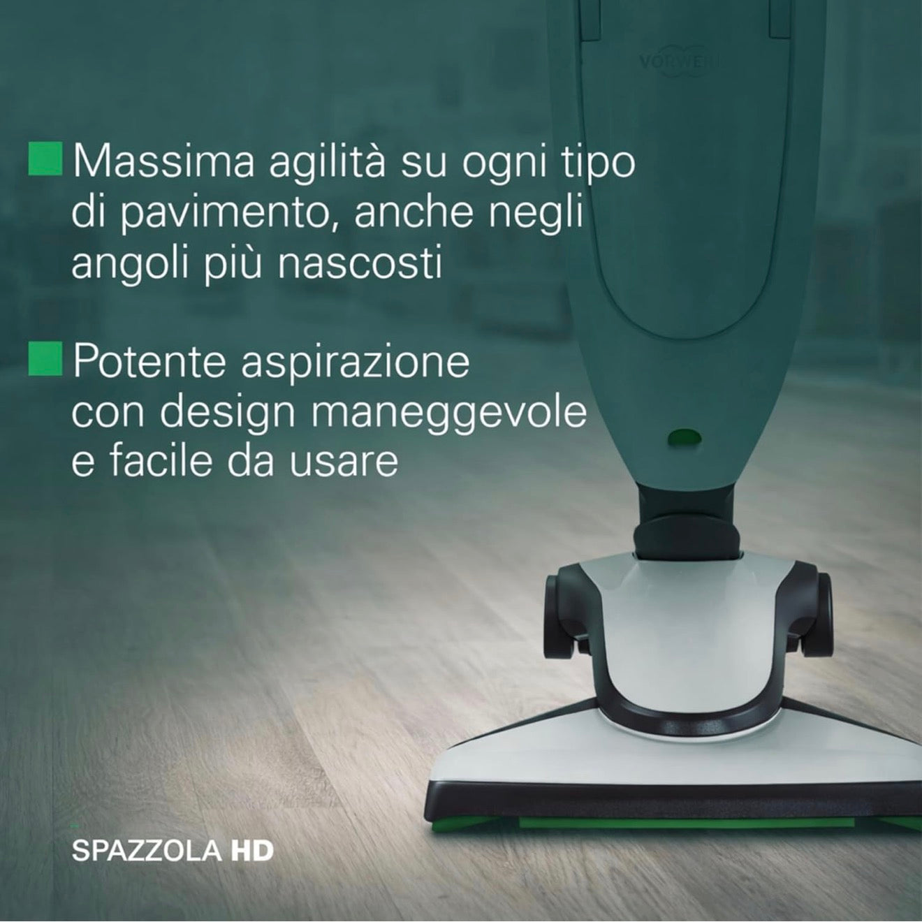 ASPIRAPOLVERE VORWERK FOLLETTO VK220S CON HD65